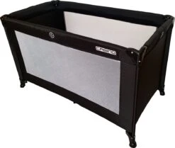 Cabino Campingbedje / Reisbed Set Inclusief Comfortabel Matras 60x120cm Zwart -Happy Horse Winkel 1200x1016