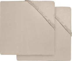 Jollein Baby Hoeslaken Ledikant Jersey 60x120cm - Nougat - 2 Stuks -Happy Horse Winkel 1200x1027 2