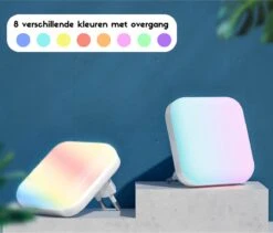Quality Needz - LED Nachtlampje - Kinderen & Volwassenen - 2 Stuks - 8 Verschillende Kleuren - Nachtlampje Stopcontact - Stekkerlamp - Multi Colour - Stopcontactlamp - 2 Standen - 2023 Model -Happy Horse Winkel 1200x1027 5