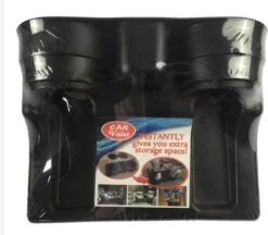 Merkloos Decopatent® Autostoel Organizer - Voor Tussen Auto Stoel / Console - Bekerhouder & Telefoonhouder - Opbergvakken - Auto Organiser -Happy Horse Winkel 1200x1047 2