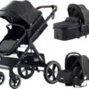 Loft Home Luxe 3-in-1 Kinderwagen - Wandelwagen - Autostoeltje - Buggy - Inklapbaar - Zwart - 0-36 Maanden -Happy Horse Winkel 1200x1047 3