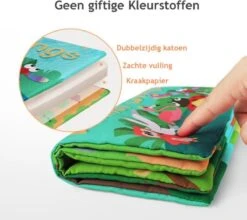 Tumama® Knisperboekje Baby Eerste Jaar “Dieren Vleugels“ Voelboekje - Sinterklaas Kerst Cadeau - Educatief Voel Knisper Boek Speelgoed -Happy Horse Winkel 1200x1068 1