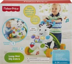 Fisher Price Fisher-Price Loop Met Mij Zebra - Looptrainer -Happy Horse Winkel 1200x1068