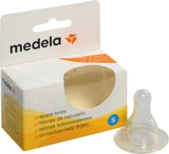 Medela Losse Spenen Slow Flow - Speen Past Onder Ringdeksel Van Medela - Medela Speen - 2 Stuks - Maat S -Happy Horse Winkel 1200x1091