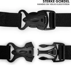 Brioso Fietsstoeltje Achter – Achterzitje Fiets – Kinderzitje Fiets - Zandgrijs/rood -Happy Horse Winkel 1200x1104 4