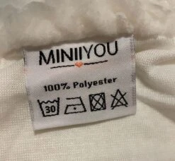 MINIIYOU - Teddy Babyslaapzak - Crème - Fleece - Inbakerdoek Baby Newborn 0-2 Mnd -Happy Horse Winkel 1200x1106