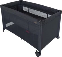 Prénatal Luxe Campingbedje Met Bodemverhoger - Inklapbaar Baby Campingbed - Reisbedje Met Wieltjes - Inclusief Bodemmatras - 120 X 60 Cm - Zwart -Happy Horse Winkel 1200x1113 9