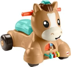Fisher Price Fisher-Price Pony Loopvriendje - Looptrainer Baby - Bruin - Groen -Happy Horse Winkel 1200x1121
