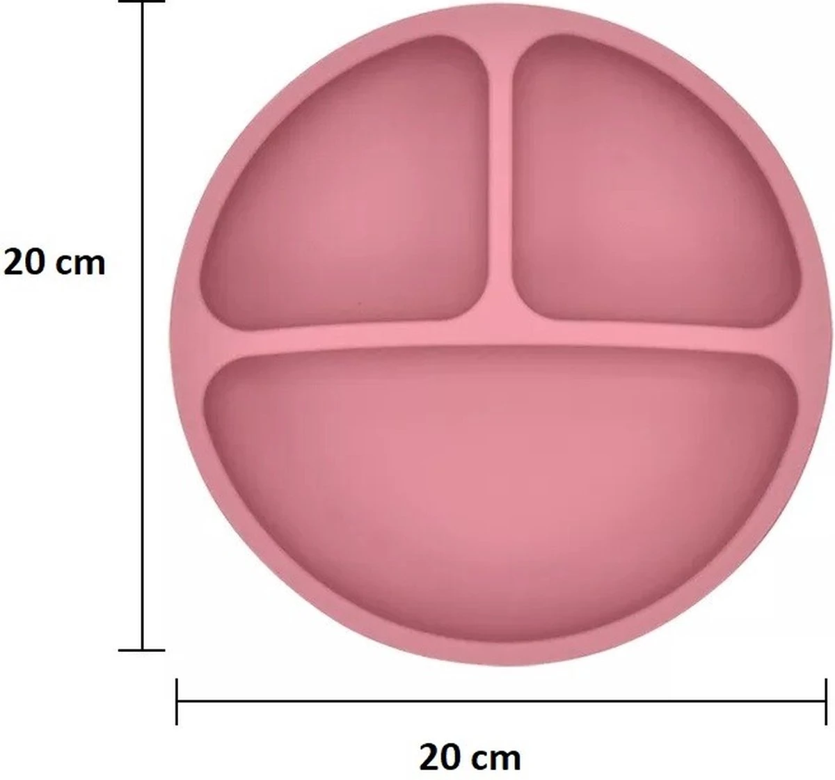 2 Stuks - Kinderbord - Baby Bordjes - Kinderservies - Roze Beige - Siliconen BPA Vrij - Onbreekbaar 5 2 Stuks - Kinderbord - Baby Bordjes - Kinderservies - Roze Beige - Siliconen BPA Vrij - Onbreekbaar - Afbeelding 3