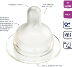 Difrax Flessenspeen Wide Voor Brede Babyflessen - Maat Small - 2 Stuks 25 Difrax Flessenspeen Wide Voor Brede Babyflessen - Maat Small - 2 Stuks -Happy Horse Winkel 1200x1122