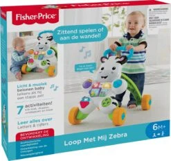 Fisher Price Fisher-Price Loop Met Mij Zebra - Looptrainer -Happy Horse Winkel 1200x1126 1