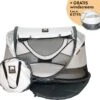 Deryan Shane Luxe 2023 Campingbedje - Baby Tent - Anti-UV 50+ - Peuterbed - Silver -Happy Horse Winkel 1200x1129 1