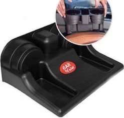 Merkloos Decopatent® Autostoel Organizer - Voor Tussen Auto Stoel / Console - Bekerhouder & Telefoonhouder - Opbergvakken - Auto Organiser -Happy Horse Winkel 1200x1142