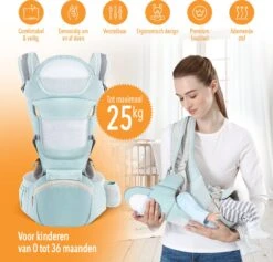 Moxica Draagzak Baby - Draagdoek - Carrier - Kinderdrager - Babydrager - Drager -Happy Horse Winkel 1200x1149 4