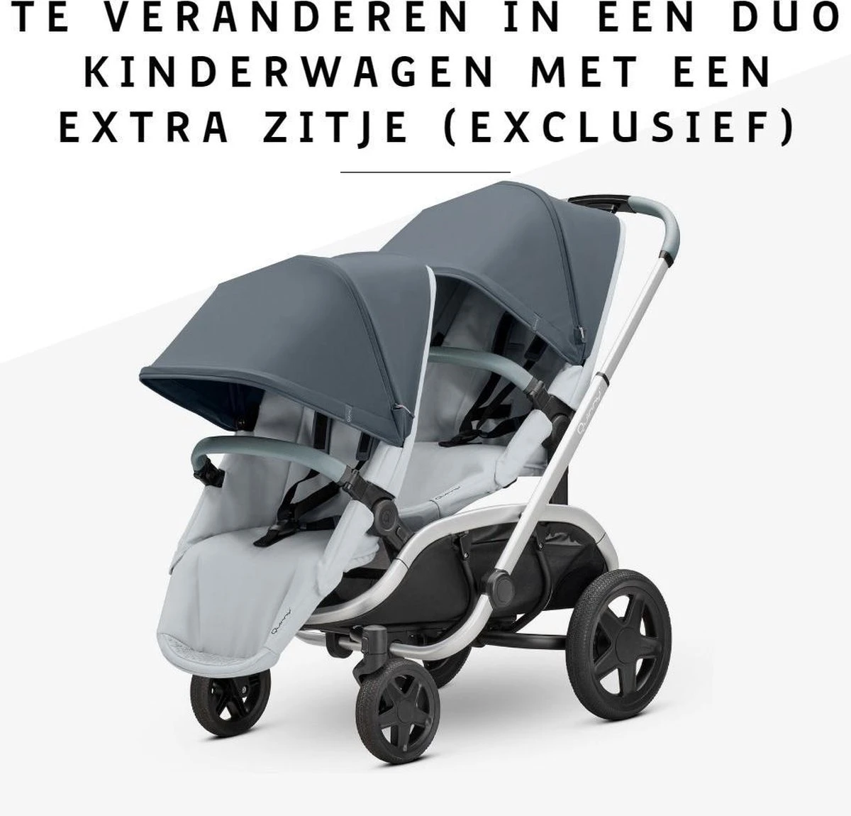 Quinny Hubb Mono Kinderwagen - Graphite On Grey 5 Quinny Hubb Mono Kinderwagen - Graphite On Grey - Afbeelding 3