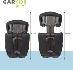 Carkids Verstelbaar Kinderautostoeltje Zwart En Rood | Kinderautostoel Groep 1-2-3 | Kinderen Van 9 Maanden-12 Jaar | 9-36 Kg -Happy Horse Winkel 1200x1150 5
