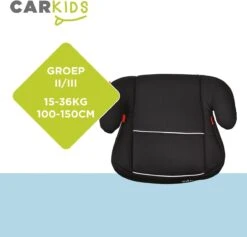 Carkids Auto Zitverhoger Zwart En Wit | Autostoel Groep 2-3 | Kinderen Van 3,5-12 Jaar | 15-36 Kg -Happy Horse Winkel 1200x1152 12