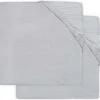 Jollein Baby Hoeslaken Ledikant Jersey 60x120cm - Soft Grey - 2 Stuks -Happy Horse Winkel 1200x1153 2