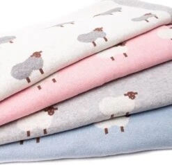 Snufie Babydeken 100% Bamboe Katoen Extra Zacht 100x80cm | Pluisvrije Deken | Premium Babydekens Voor Wieg En Ledikant | Schaap Grijs -Happy Horse Winkel 1200x1156 1