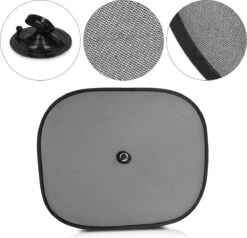 Navaris 2x Auto Zijruit Zonwering - 44 X 36 Cm Zonnescherm Set Voor Bescherming Van Baby, Kinderen - Voor Zijruit En Achterbank -Happy Horse Winkel 1200x1156 16