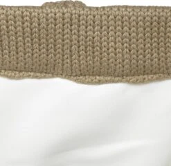 Meyco Commodemand Medium Knots - Taupe - 26x19xh16cm -Happy Horse Winkel 1200x1167 2