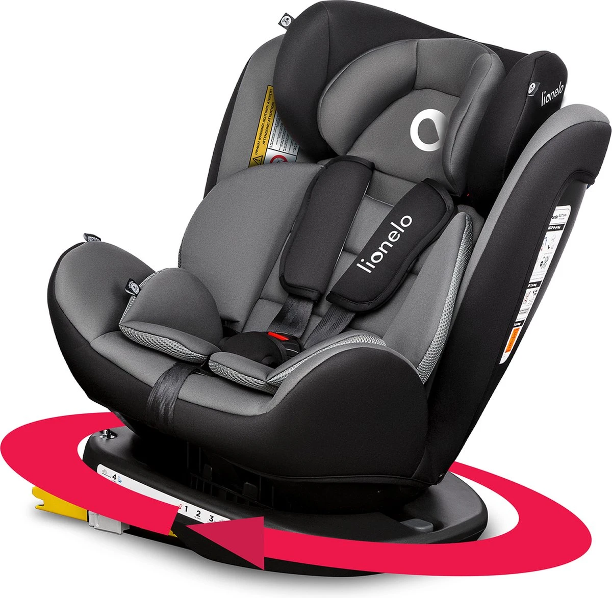 Lionelo Bastiaan - Autostoel - 360° Draaibaar - ISOFIX 8 Lionelo Bastiaan - Autostoel - 360° Draaibaar - ISOFIX - Afbeelding 6