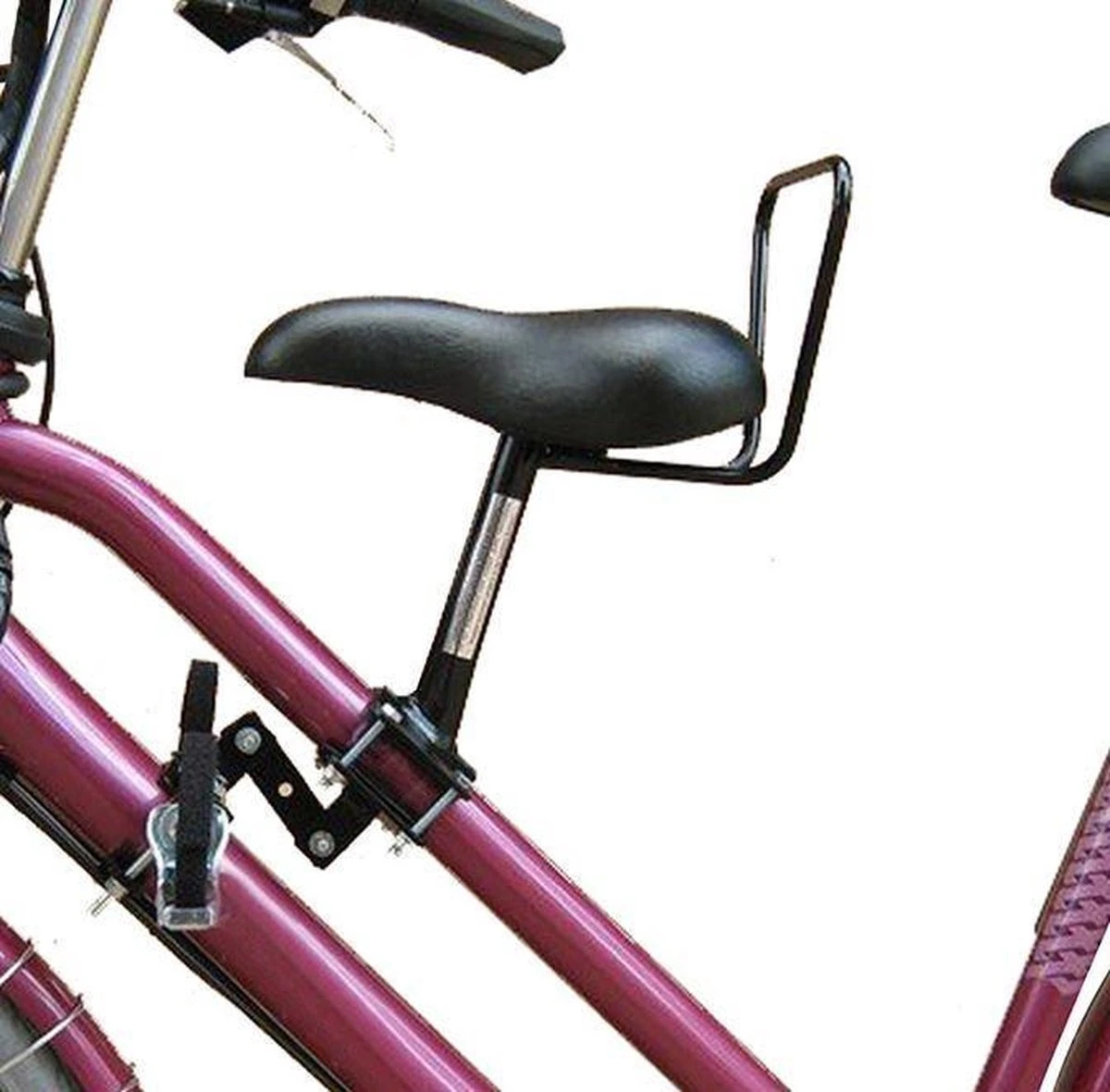 Velo Fietszadel Op Stang - Model 1 - Kinderzitje - Damesfiets 3 Velo Fietszadel Op Stang - Model 1 - Kinderzitje - Damesfiets