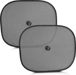 Navaris 2x Auto Zijruit Zonwering - 44 X 36 Cm Zonnescherm Set Voor Bescherming Van Baby, Kinderen - Voor Zijruit En Achterbank -Happy Horse Winkel 1200x1186 5