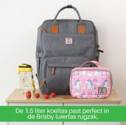 Brisby Slijtvaste Luiertas – Verzorgingstas – Met Buggymontage -Donkergrijs -Happy Horse Winkel 1200x1191 13