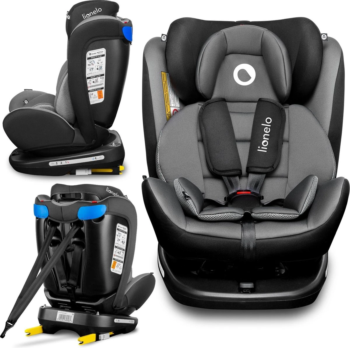 Lionelo Bastiaan - Autostoel - 360° Draaibaar - ISOFIX 3 Lionelo Bastiaan - Autostoel - 360° Draaibaar - ISOFIX
