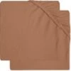 Jollein Baby Hoeslaken Boxmatras Jersey 75x95cm - Caramel - 2 Stuks -Happy Horse Winkel 1200x1195 16