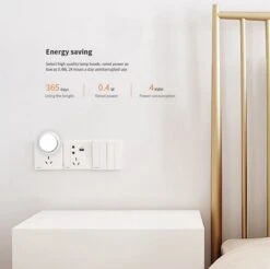 Merkloos Yeelight YLYD11YL LED Nachtlampje - Plug-In - Nachtverlichting Met Ultramoderne Sensoren - Energiezuinig - Voor Kinderen En Volwassenen - Voor Slaapkamer, Badkamer, Keuken, Hal, Trappen -Happy Horse Winkel 1200x1197 18