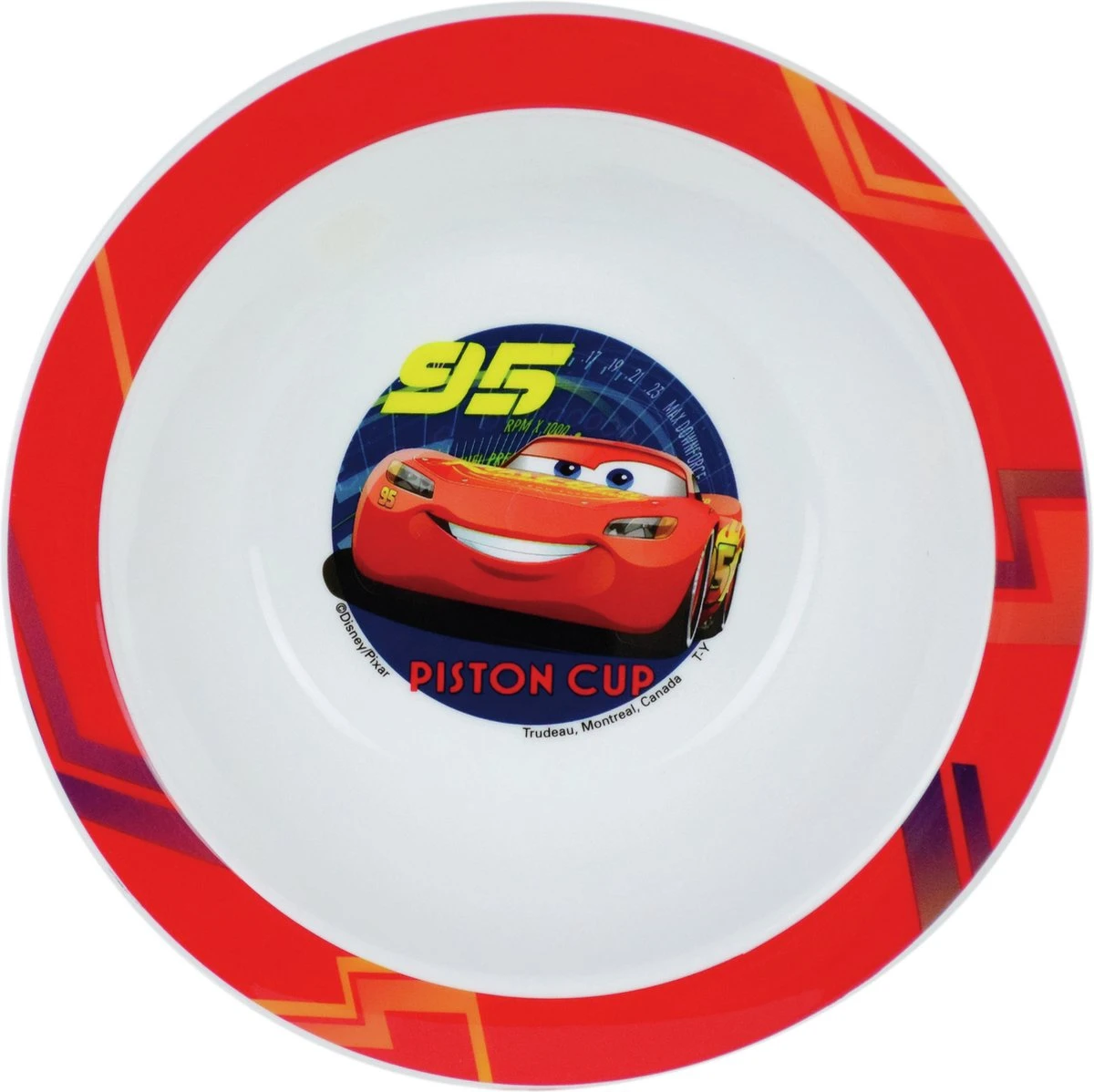 Kinder Ontbijt Set Disney Cars 3-delig Van Kunststof 6 Kinder Ontbijt Set Disney Cars 3-delig Van Kunststof - Afbeelding 4