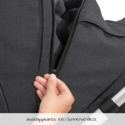 Hauck UpTown Buggy - Met één Hand Opvouwbaar - Zwart -Happy Horse Winkel 1200x1200 1014