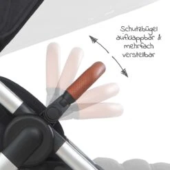 Hauck UpTown Buggy - Met één Hand Opvouwbaar - Zwart -Happy Horse Winkel 1200x1200 1016