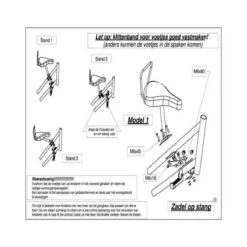 Velo Fietszadel Op Stang - Model 1 - Kinderzitje - Damesfiets 12 Velo Fietszadel Op Stang - Model 1 - Kinderzitje - Damesfiets -Happy Horse Winkel 1200x1200 1017