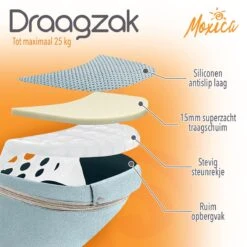Moxica Draagzak Baby - Draagdoek - Carrier - Kinderdrager - Babydrager - Drager -Happy Horse Winkel 1200x1200 1024