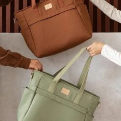 Nobodinoz Baby On The Go Luiertas Olive Green -Happy Horse Winkel 1200x1200 1070