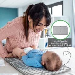 Brisby Slijtvaste Luiertas - Verzorgingstas Groot - Grijs - Inclusief Verschoonmatje - Isoleervakken - Fopspeen Houder - Makkelijk Te Bevestigen Aan De Kinderwagen -Happy Horse Winkel 1200x1200 1083