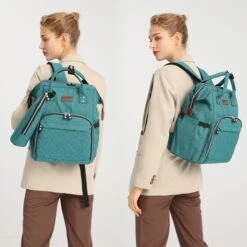 Miss Lulu Luiertas Rugzak - Inclusief Buggy En Kinderwagen Haken - Groen (E6705 GN) -Happy Horse Winkel 1200x1200 1087