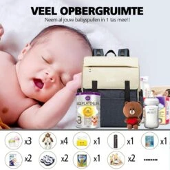 Miss Lulu Luier- En Verzorgingstas - Luiertas Met USB Oplaadstation - Baby Rug Tas Met Isoleervak - Reis Rugzak - Grote Capaciteit - Unisex/Jongens/Meisjes - Blauw (E1970 NY) -Happy Horse Winkel 1200x1200 1097