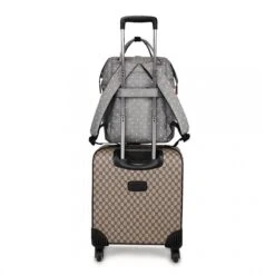 Miss Lulu Luier- En Verzorgingstas Rugzak - Grijs (E6705 D2-GY) -Happy Horse Winkel 1200x1200 1111