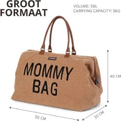 Childhome Mommy Bag Groot - Teddy - Beige -Happy Horse Winkel 1200x1200 1161