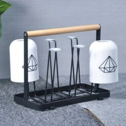 Flessenrek - Droogrek Babyfles - Flessen Rek Baby - Flessendroogrek - Afdruiprek - Afwasrek - Flessenrekje - Lekbak - Égouttoir - Zwart Met Houten Handvat - Vetalo 15 Flessenrek - Droogrek Babyfles - Flessen Rek Baby - Flessendroogrek - Afdruiprek - Afwasrek - Flessenrekje - Lekbak - Égouttoir - Zwart Met Houten Handvat - Vetalo -Happy Horse Winkel 1200x1200 117