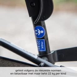 ABC Design Duo Kinderwagen Twin Circle Line - Inclusief Regenhoes - Woven Graphite -Happy Horse Winkel 1200x1200 1200