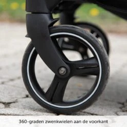 ABC Design Duo Kinderwagen Twin Circle Line - Inclusief Regenhoes - Woven Graphite -Happy Horse Winkel 1200x1200 1201