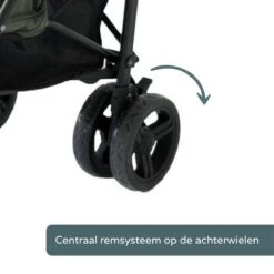 Prénatal Luxe Buggy – Kinderwagen Met Boodschappenmand En Zonneklep - Verstelbare Wandelwagen – Inklapbaar Met 1 Hand - Plooibuggy Groen -Happy Horse Winkel 1200x1200 1222