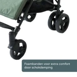 Prénatal Luxe Buggy – Kinderwagen Met Boodschappenmand En Zonneklep - Verstelbare Wandelwagen – Inklapbaar Met 1 Hand - Plooibuggy Groen -Happy Horse Winkel 1200x1200 1223