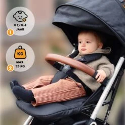 Deryan Luxe XP Buggy XL - Compact Lichtgewicht - Zwart - Aluminium Frame -Happy Horse Winkel 1200x1200 1266