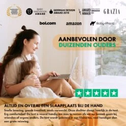 Deryan Peuter Luxe Campingbedje – Inclusief Zelfopblaasbare Matras - Cream -Happy Horse Winkel 1200x1200 1352